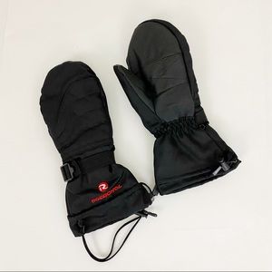 Rossignol L Black Ski Mittens with Liner
